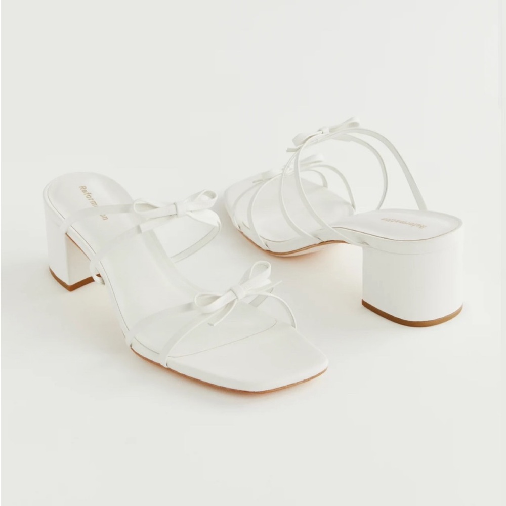 Reformation Elodie Block Heeled Sandal